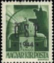 Hungarian Stamps 1939-1944 Overprinted ČSP 1944