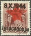 Hungarian Stamps of 1941-1944 Overprinted Red Star and Text