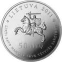 50 Litų (150th birth Anniversary of Gabriele Petkevicai...)