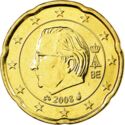 20 Euro Cent (Albert II - 2nd map - 2nd type - 2nd portrait)