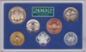 Various Yen (Mint set 2002 - Tokyo International coin convention)