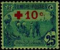 Farmer overprinted Red Cross and surcharged