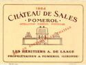 Château de Sales - Pomerol AOC 1964