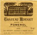 Château Rouget - Pomerol AOC 1975