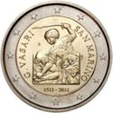 2 Euro (500th Anniversary of Giorgio Vasari's birth)