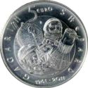5 Euro (50th Anniversary of man in space)