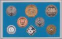 Various Yen (Mint set 2001 - Coin and stamp show in Kagoshima)