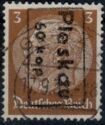 Overprint on Paul von Hindenburg (1847-1934)