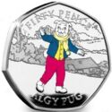 50 Pence (Rupert Bear’s - Algy Pug - Silver)