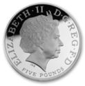 5 Pounds (London Olympics, 2012 - "3" - Silver edition)