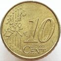 10 Euro Cent (1st Map of Europe)