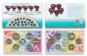 Various Yen (Mint set 2016 - National Athletic Meet - Iwate)