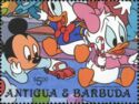 Mickey, Donald and Daisy Playing with Presents