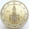 2 Euro (Hessen. St. Paul’s Church in Frankfurt)