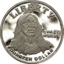 Quarter Dollar (Mesa Grande Tribe, Crazy Horse)