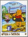 August - Pooh and Piglet by Stream