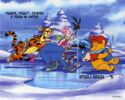 Tigger, Piglet, Eeyore and Pooh in Winter