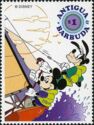 Mickey and Goofy Sailing