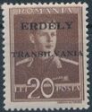 Michael I of Romania Overprinted ERDÉLY TRANSILVANIA