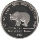 50 Cents / Half Dollar (Blackfoot tribes)