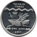 10 Cents / Dime (One Dime - Navajo tribes)