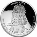 1 Dollar (Native American weapons - Apache Rifle)