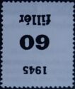 Count Miklós Zrínyi overprinted 1945 60 filler