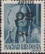 Count Miklós Zrínyi overprinted 1945 60 filler