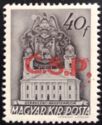 Reformed Church, Debrecen Overprinted Č.S.P. in Wide Font
