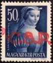 Dorottya Kanizsai Overprinted Č.S.P. in Wide Font