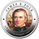 5 Dollars (11th US president James K. Polk 1845-1849)