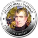 5 Dollars (9th US President William Henry Harrison 1841)