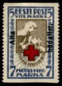 Red Cross issue - Overprint (vertical perf)