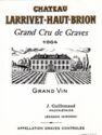 Château Larrivet-Haut-Brion, Graves AOC 1964