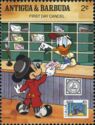 Donald Cancelling First Day Cover for Mickey