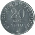 20 Centimes (Blois (Loir-et-Cher) - Syndicat Industriel et Commercial)