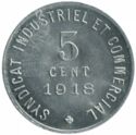 5 Centimes (Blois (Loir-et-Cher) - Syndicat Industriel et Commercial)