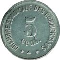 5 Centimes (Perpignan (Pyrénées-Orientales) – Chambre syndicale des commerçants. Essai)
