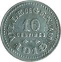 10 Centimes (Ville de Gex (Ain) ↑O↑)