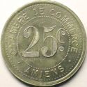 25 Centimes (Amiens (Somme) – Chambre de Commerce. J.BORY)