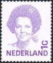 Queen Beatrix (1938-), Type 'Inversion' - Die Cut