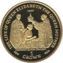 1 Crown (Queen Mother. 1937 Coronation - Gilded)