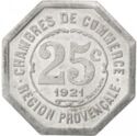 25 Centimes (Chambres de Commerce - Region Provençale)