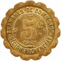 5 Centimes (Chambres de Commerce - Region Provençale. Essai)
