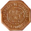 25 Centimes (Chambres de Commerce - Region Provençale. Essai)