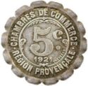 5 Centimes (Chambres de Commerce - Region Provençale. Essai)
