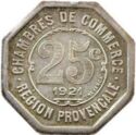 25 Centimes (Chambres de Commerce - Region Provençale. Essai)