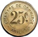 25 Centimes (Chambre de Commerce de Amiens. Essai. Thévenon)