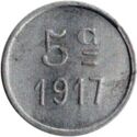 5 Centimes (Sigean (Aude) – Mairie de Sigean)