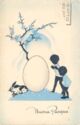 Buona Pasqua - Children - Rabbit - Egg - Flowers